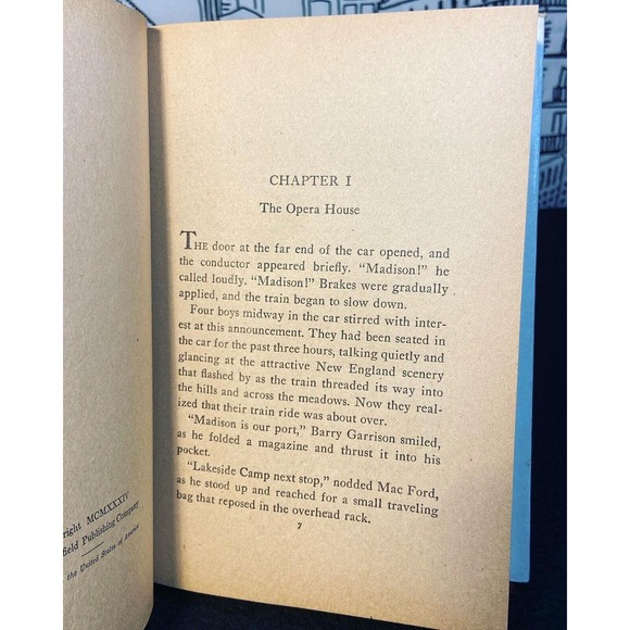 RARE 1934 HC - The Mystery Hunters at Lakeside Camp by Capwell Wyckoff Saalfield - Picture 9 of 16